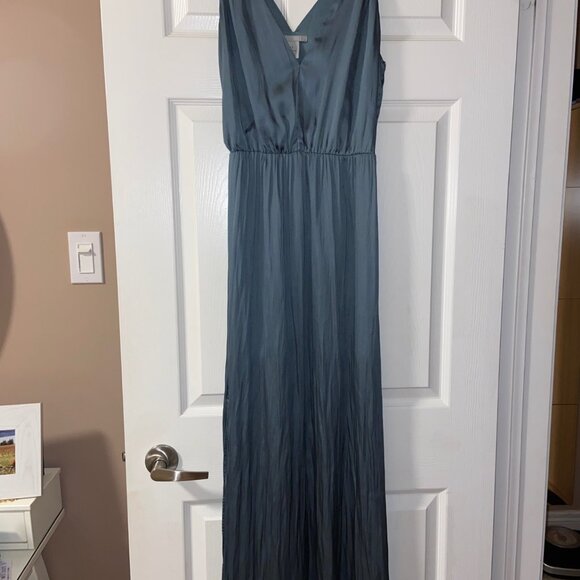 Teal Flowy Maxi Dress 6 - Picture 2 of 3
